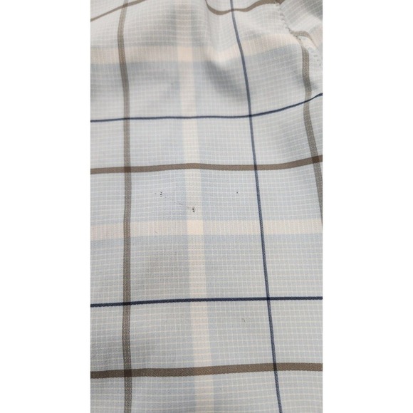 Nike Golf Dri-Fit Men's Performance Blue Plaid Stretch Bermuda Shorts Sz 32x12 - Picture 11 of 12